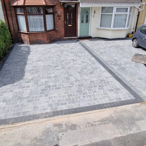 Completed driveway by best contractors in Llanelli